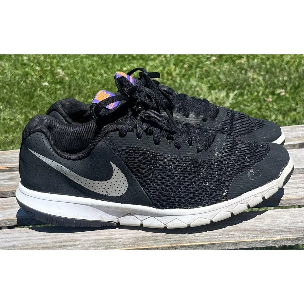 Nike Flex Experience RN 3‎ Shoes Youth Size 7Y Black Running 844995-010 Sneakers